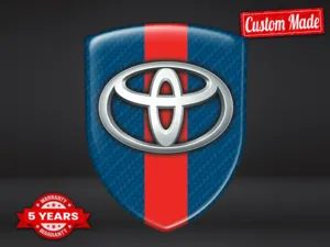 Toyota Badge Tutte Auto Pro Max Chic Durevoli Design